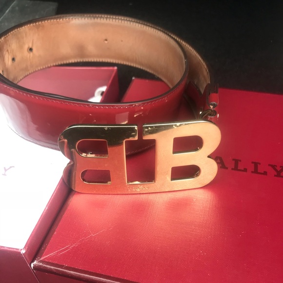bally mirror belt